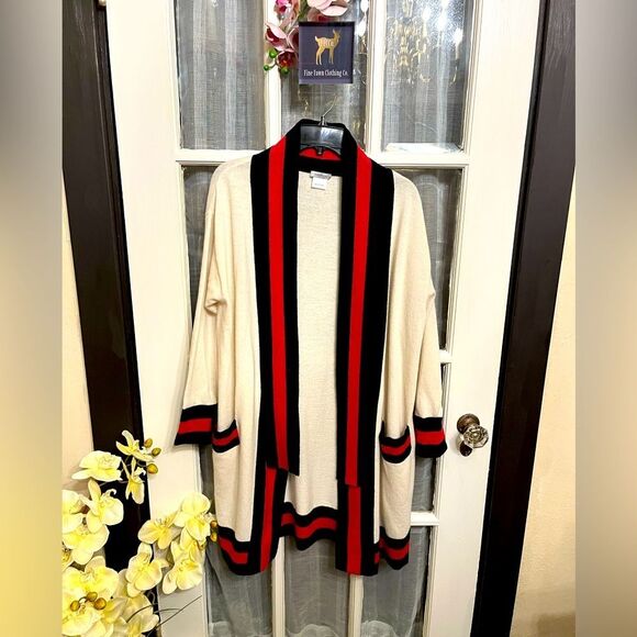 NWOT MARELLA 💯 Wool Open Cardigan - Picture 1 of 9